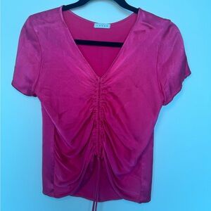 S’edge small pink blouse. Adjustable string